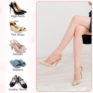 クラシックファッション取り外し可能亜鉛弓靴クリップスパークリングラインストーン靴装飾チャームレディース靴バックル - Product Image 5