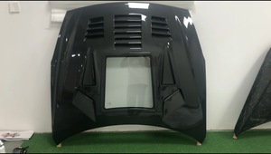 Cofano motore cofano trasparente in fibra di carbonio stile <span class=keywords><strong>C</strong></span> adatto per Nissan GTR R35 - Product Image 2