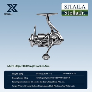 Xiwali Little for Front-loading Reel, bobine inclinée entièrement métallique, lancer longue distance, rapport de transmission 5.2:1, 6 roulements, spinning - Product Image 6
