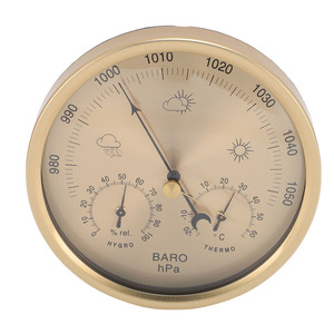 <strong>Thermometer</strong> <strong>Barometer</strong> <strong>Hygrometer</strong> 3 in 1 Mechanical Movement Dial Type <strong>Weather</strong> Forecast Station for Indoor Outdoor - Product Image 4