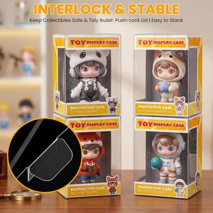 Wholesale Clear PET Protective Case Collectible Figure <b>Display</b> <b>Box</b> for Vinyl Toy Collection - Product Image 3