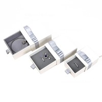 Organisateur de boîte à bijoux de type tiroir personnalisé de luxe revêtement UV en relief et stratification mate pour l'emballage de montre
