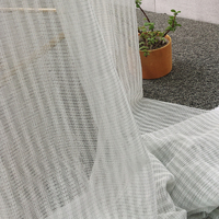 Rideaux en polyester blanc IFR de qualité supérieure, personnalisables en gros, tissu transparent