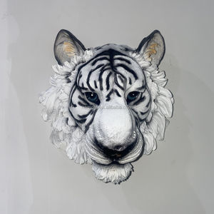 Arte animale moderna parete decorazioni scultura animale <span class=keywords><strong>lupo</strong></span> animale scultura 3 D parete parete statua artrite scultura - Product Image 3