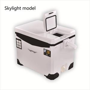 10-85L pêche glacière extérieur 48 heures de refroidissement isolé <span class=keywords><strong>cas</strong></span> attirail boîte coffre-fort avec poignée multifonctionnel pour pêcheur fournitures - Product Image 6