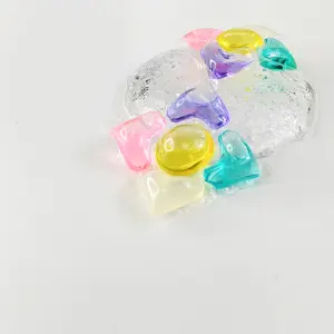 10g Oem Water Soluble Laundry Pods Laundry Detergent Capsules Household Chemicals Laundry Beads Cleaning Products