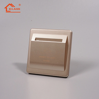 Venta directa del fabricante Blanco/Oro/Gris PC Hotel Interruptor de tarjeta de llave de ahorro de energía eléctrica