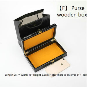 Boîte en bois de luxe en gros, emballage de haute qualité pour ceintures, sacs à main, sacoches, coffrets cadeaux et caisses de rangement - Product Image 2