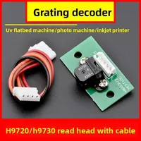 Sensor Codificador H9730 con Cable para Impresora de Solventes, Decodificador de Rastro de 180dpi, Película en Tira para Impresora de Inyección de Tinta
