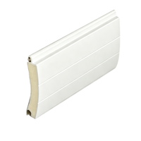 Porte à enroulement silencieuse en acier de type BoMa 77, en forme d'arc, avec isolation thermique, pour usage résidentiel, garage, commercial, extérieur, sécurité
