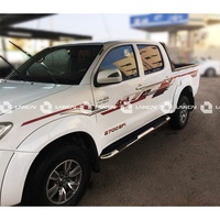 Autocollants décoratifs pour carrosserie de Toyota Hilux Vigo 4X4 2011, bandes de couleur, avec garantie d'un an