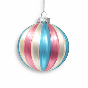 Adorno Navideño de Cristal de Colores en Forma de Bola, Soplado a Mano, Decoración para Árbol, Color Personalizado, Estilo Vintage, Ecológico, OEM, ODM, con Certificación BSCI - Product Image 2