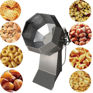 Stainless Steel Flavored Popcorn Machine Bean Seasoning Coating Machine Potato Chips Seasoning Machine Supplier - Product Image 2