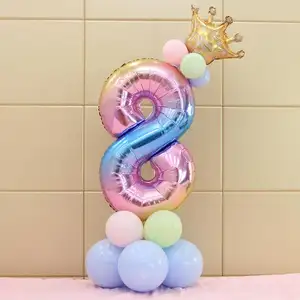 Partito palloncino pegamento para globos decorazioni Bobo trasparenti Logo personalizzato per bambini Bobo forniture grande supporto palloncini per esterni