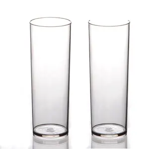 定制可重复使用的直体硬塑料高球饮水杯