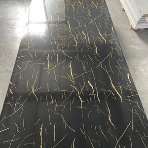 インテリア リビングルーム ロビー オフィス 防湿 大理石 UV ウォールパネルシート 接着剤で貼り付け 簡単な日常清掃 長寿命 - Product Image 5