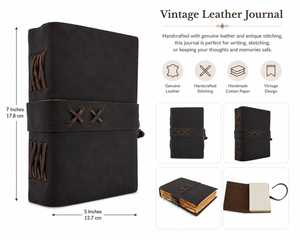 Genuine <b>Leather</b> Soft Cover Journal <b>Notebook</b> Handmade Vintage Writing Diary <b>Refillable</b> Travel <b>Notebook</b> Manufacturer Exporter - Product Image 4