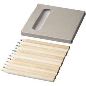 Set di 12 Matite HB Tallin Esagonali Non Marchiate, Colorate per Scuola, Realizzate in Plastica e Carta, Modello 107067-1 - Product Image 1