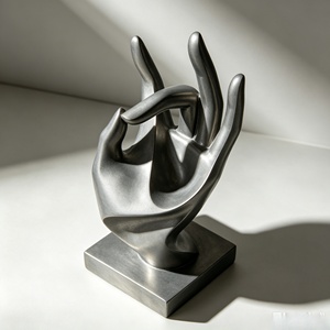 Escultura de Mano en Forma de BZY <span class=keywords><strong>OK</strong></span>, Tamaño Personalizable, Versión para Exteriores o de Mesa, Perfecta para Decoración del Hogar, Estatua de Resina - Product Image 2
