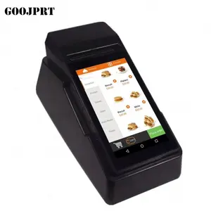 Mini impresora térmica PDA de 80mm, dispositivo móvil Android 6,0, resistente, Pos, portátil, con impresora