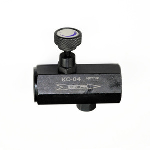 Vanne de régulation unidirectionnelle 1/4 po en acier au carbone pour le contrôle du débit d'huile hydraulique à température normale - Product Image 3