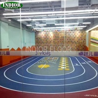 Revêtement de sol en vinyle PVC orange de 6 mm, antidérapant, design moderne, tapis de sport pour terrain de tennis, hôtel et école, utilisation en intérieur, Hebei
