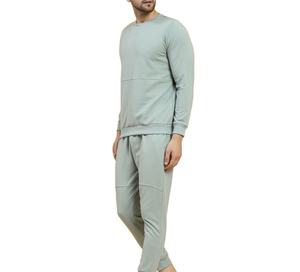 ชุดวอร์มของผู้ชายน้ำหนักเบาระบายอากาศได้ดีสีพื้นปรับแต่งได้ทั้งหมดดีไซน์ทันสมัยซักง่าย - Product Image 4