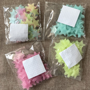 100 piezas/bolsa Decoración de Pared <span class=keywords><strong>para</strong></span> el Hogar Pegatinas de Estrellas Brillantes en la Oscuridad Autoadhesivas <span class=keywords><strong>para</strong></span> Niños - Product Image 2