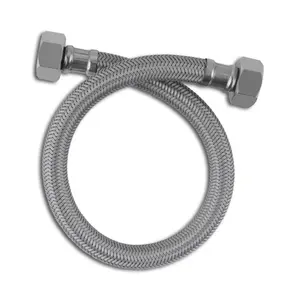 High Quality 1/2 Inch Stainless Steel 304 Flexible Braided Hoseconection Flexible Metallic Hose Supply Hose Mixer Flexible Hose