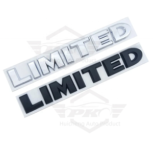 3D Auto Heck Metall Chrom Schwarz LIMITED Buchstaben <span class=keywords><strong>Logo</strong></span> Emblem Aufkleber für Toyota 4WD Highlander 4X4 Jeep Wrangler Compass - Product Image 2