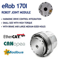 Moteur servo DC 400W 48V avec réducteur harmonique, module articulé pour bras robotique, étanche, rapport 50:1, arbre creux