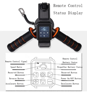 500w शक्तिशाली इलेक्ट्रिक वाटर स्कूटर 30 मीटर डाइविंग गहराई चर स्पीड अंडरवाटर प्रोपेलर स्नॉर्कलिंग के लिए - Product Image 3