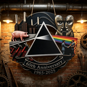 Decorazione da Parete in Legno per il 60° Anniversario di <span class=keywords><strong>Dark</strong></span> <span class=keywords><strong>Side</strong></span> <span class=keywords><strong>of</strong></span> <span class=keywords><strong>the</strong></span> <span class=keywords><strong>Moon</strong></span> con Stampa UV, Design Moderno, Appendibile e Rimovibile, Idea Regalo - Product Image 5