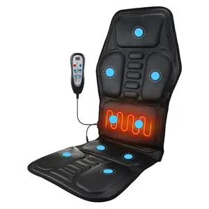 Infrared Heating Vibration Car Massage Mattress Home Office Neck Waist Back Full Body Massage Chair Cushion