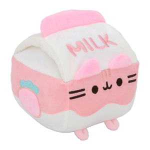 Peluche di cotone da 6 pollici, a forma di gatto grassotto, biscotto a strati grigio, gelato, ciambella, <span class=keywords><strong>pizza</strong></span>, hamburger, per compleanno e antistress - Product Image 6