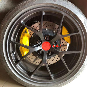 KLAKLE Tuning Brake Systems Kit d'étrier de frein à 4 pistons 380*28MM Disque de frein pour VW <span class=keywords><strong>Golf</strong></span> Gti MK6 - Product Image 2