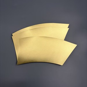 Matériau brut pour gobelets à boisson jetables de luxe, en papier couché PE imprimé sur mesure avec feuille d'or - Product Image 4