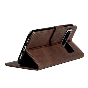 Funda de teléfono de cuero tipo billetera de alta moda para iPhone 15 Plus 16 Pro Max 13 <span class=keywords><strong>Mini</strong></span> 14 con tarjetero funda abatible para teléfono móvil - Product Image 5