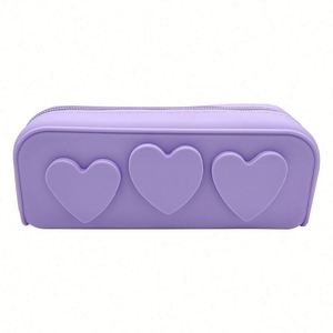 Fashion Stationery Bag Zipper Closure Portable Outdoor Storage Coin <b>Purse</b> Brush Pouch Pen Cosmetics Candy Pattern Printed Logo - Product Image 4