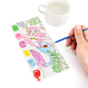 Produttore di libri da colorare ad acquerello personalizzati <span class=keywords><strong>per</strong></span> bambini di età 4-8 <span class=keywords><strong>libro</strong></span> di pittura ad acquerello <span class=keywords><strong>per</strong></span> i più piccoli ragazze <span class=keywords><strong>ragazzi</strong></span> - Product Image 4