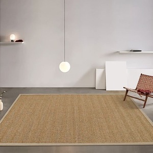 Alfombra de Sisal de estilo lujoso y moderno personalizada, látex hecho a máquina de alta gama para el hogar, sala de té, meditación, vacaciones, villas, hoteles, Coche - Product Image 6
