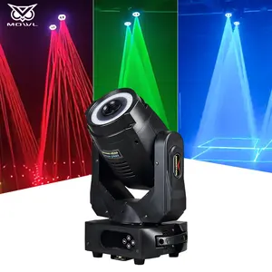 2W 3W 5W DMX Full Color RGB Halo DJ Moving Head Animação Luz Laser para Boate Bar