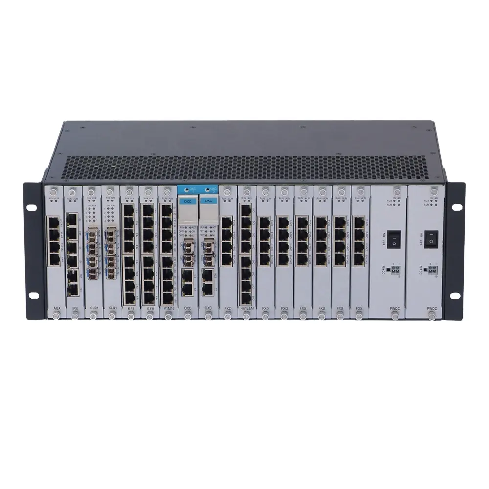 SDHPDH光伝送システムサポートSTM-1 STM-4 MUX E1 FXO FXS EM RS232