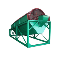 Kundenspezifischer Rotationstrommelsieb-Vibrationssieb für Getreide, Erz und Abfall zur Entfernung von Verunreinigungen, Marke Hua Ye, 380V/220V, 800-2000mm
