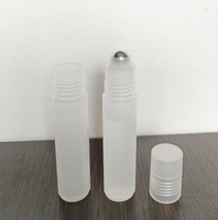Flacon roll-on de 10 ml, flacon en plastique avec bille roulante, flacon de déodorant, fabrication en usine
