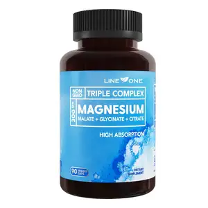 Fabbrica OEM Private Label Service capsule di magnesio 100% chelato e purificato osso, cuore e supporto muscolare integratore di magnesio