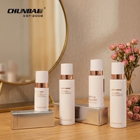Flacon pompe vide de 30ml, 100ml, 200ml, 250ml, petg, en plastique blanc, noir, lotion pour le visage et le corps, protection solaire, livré avec boîte, offre spéciale