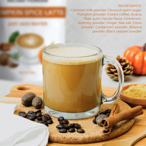 OEM علامة خاصة تقليد عضوي لمنتجات الألبان خالية من منتجات الألبان PSL الفورية توابل اليقطين لاتي قهوة توابل اليقطين - Product Image 2