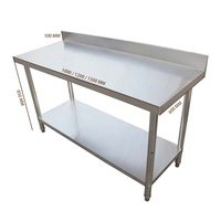 Tables de travail commerciales d'acier inoxydable d'équipement de cuisine pour des meubles de cuisine d'hôtels et de restaurants