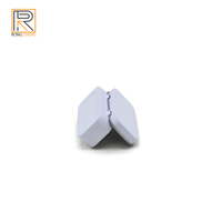 Mini boîte de rangement de parfum de rouge à lèvres rectangulaire en métal blanc faveur de mariage Kit d'artisanat de bonbons pour le stockage de cosmétiques